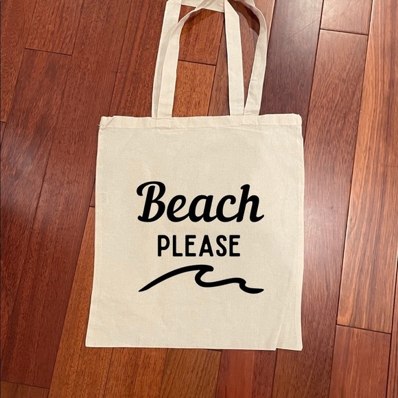 Handmade Beach Please Reusable Tote ♻️​​ - Picture 9 of 9